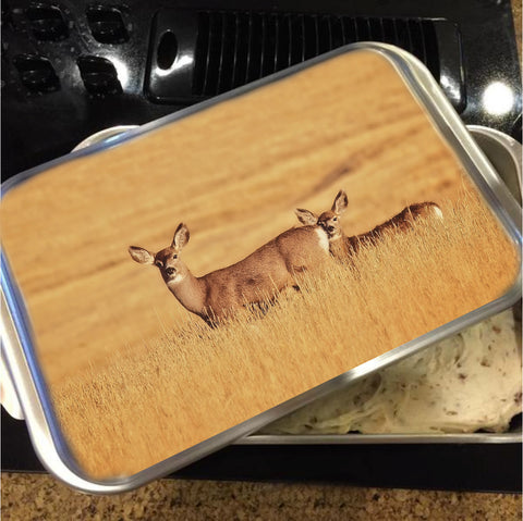 Sunset Deer Cake Pan with Lid