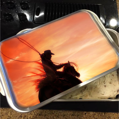 Sunset Roper Cake Pan with Lid