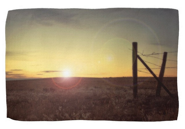Sunset on the Prairie Kitchen Towel