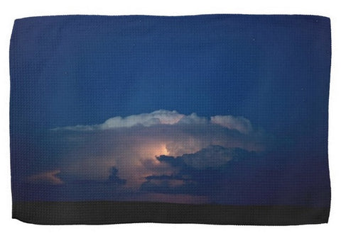 Thunder Boomer Over Wyoming Skies Kitchen Towel