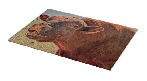Too Close for Bull Cutting Board