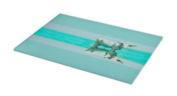 Turquoise and Steer Cutting Board