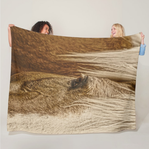 Wickenburg's Palomino Gold Fleece Blanket