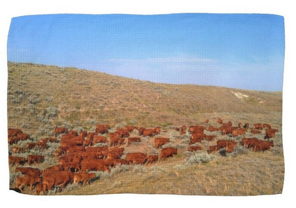 Wyoming Reds Kitchen Towel