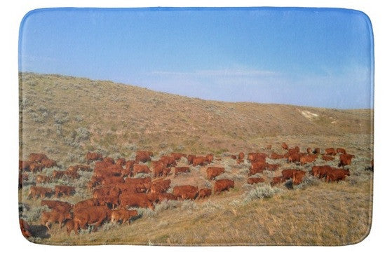Wyoming Reds Bath Mat