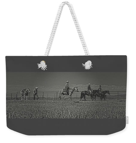 At the End of the Day Weekender Tote bag