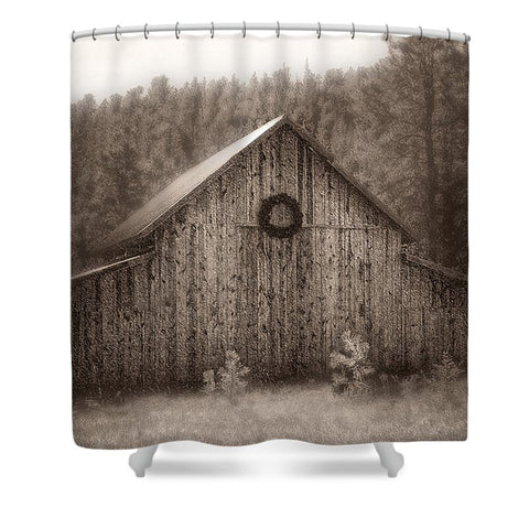 First Snow in November Shower Curtain