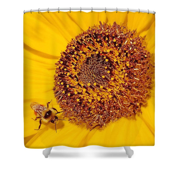 Beauty And The Bee - Shower Curtain