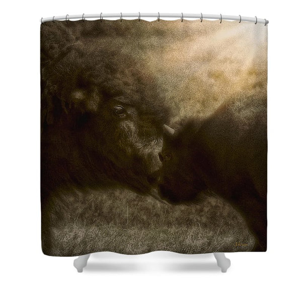 Buffalo Love Shower Curtain
