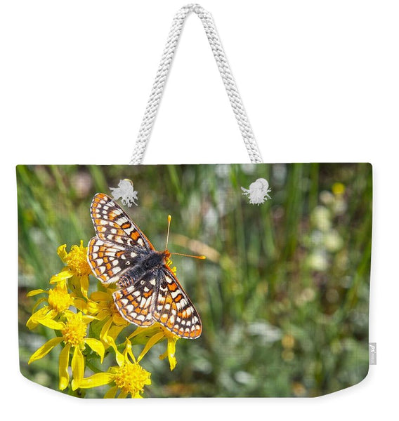 Butterfly in Aspen Weekender Tote bag