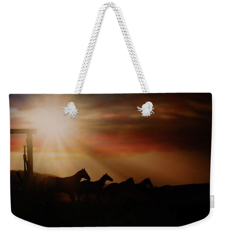 Caballo Sunset Weekender Tote bag