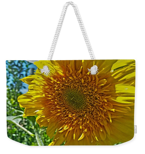 Candy Tuft Sunflower Weekender Tote bag