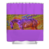 Colors in Sync Shower Curtain