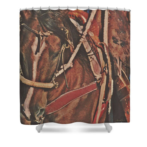 Cotton Rope and Bosal Shower Curtain