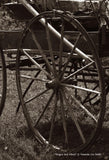 Wagon and Wheel Canvas Print