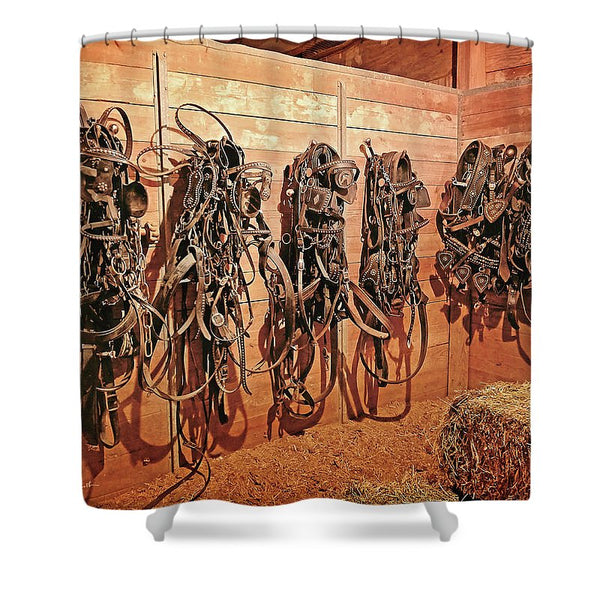 Harnesses Shower Curtain