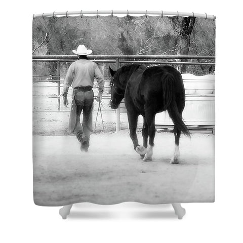 Hour By Hour I Place my Days in Your Hands Shower Curtain