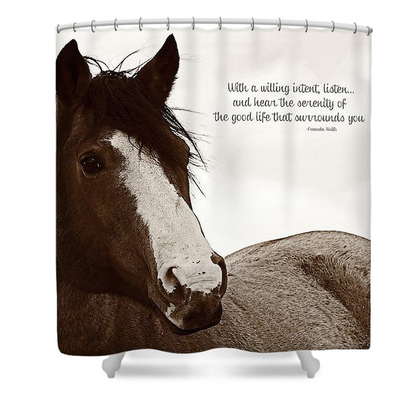 Inquisition Eyes and Ears Shower Curtain