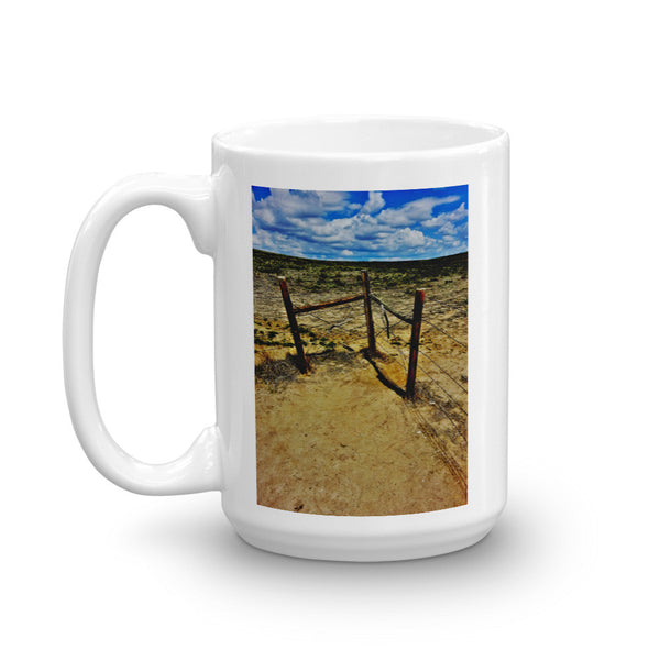 Dry Desert Fenceline Mug