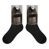 Dee - Black foot socks