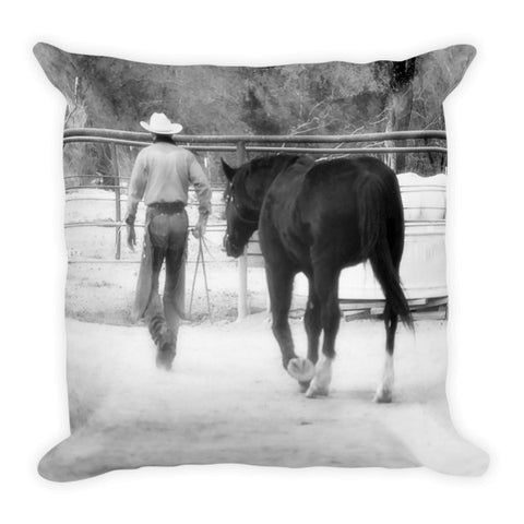 Hour by Hour I Place my Days in Your Hands Throw Pillow