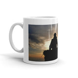 Bucking Hay at Sunrise Inspirational Mug