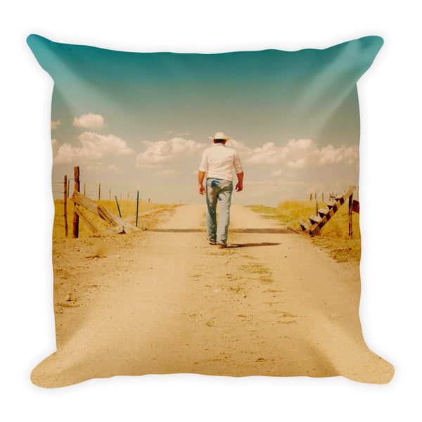 That Dusty Road Throw Pillow