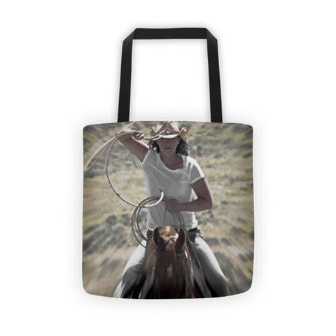 On a Rope and a Prayer Tote bag