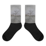 Frosted - Black foot socks