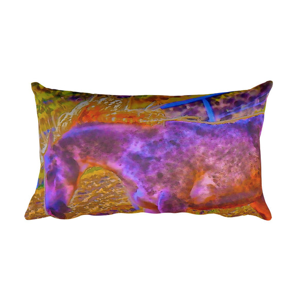 Colors in Sync Rectangular Pillow