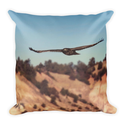 Have You Never Seen a Hawk on The Wing Throw Pillow