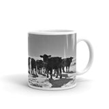 Heifers In The Snow Mug