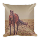 Rust And Prairie Wise Throw Pillow