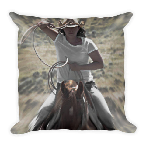 On a Rope and a Prayer Throw Pillow