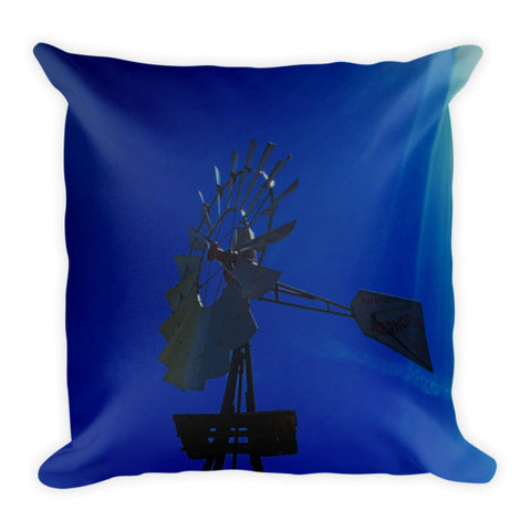 Underwater Windmill Throw Pillow