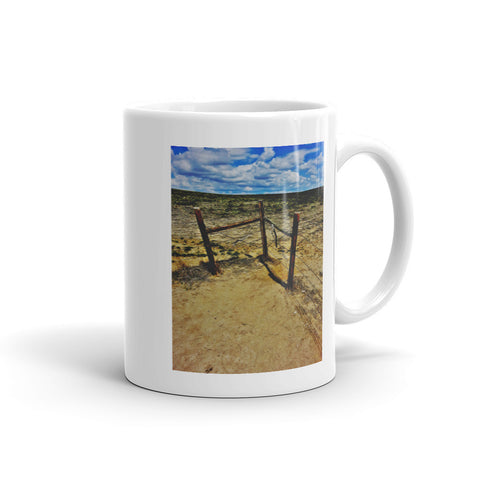 Dry Desert Fenceline Mug