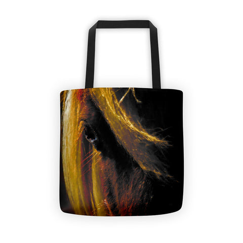 Sunset on the Wild Tote bag