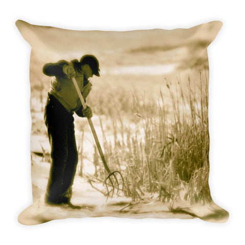 Breaking Wyoming Ice Throw Pillow
