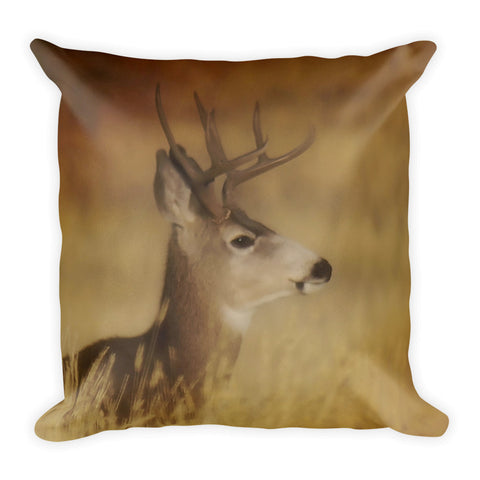 Papa Deer Throw Pillow