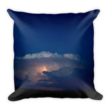Thunder Boomer Over Wyoming Skies Throw Pillow