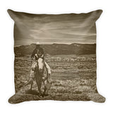 Cowboy Ride Throw Pillow