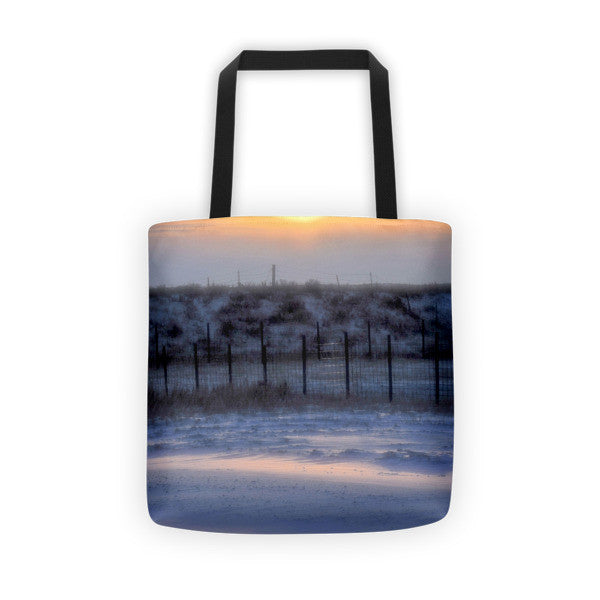Early Morning Winter Tote bag
