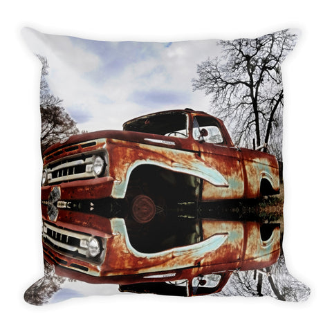 Parked on the Edge of Time Throw Pillow