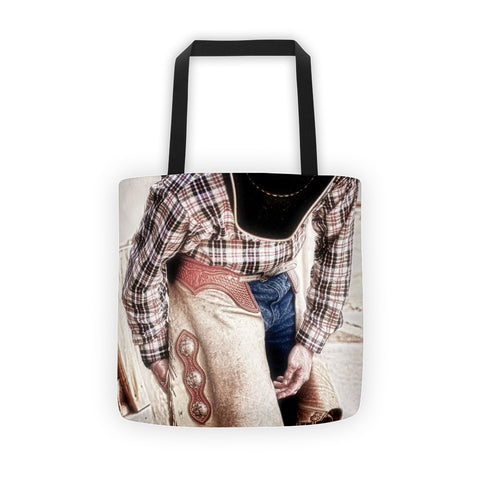 Three Crosses for the Ride HDR Tote bag