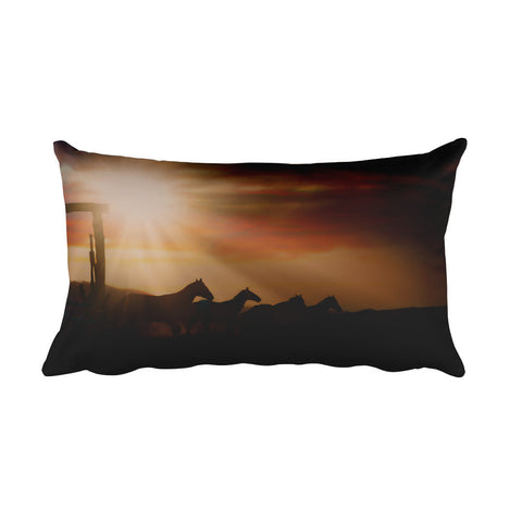 Caballo Sunset Rectangular Pillow