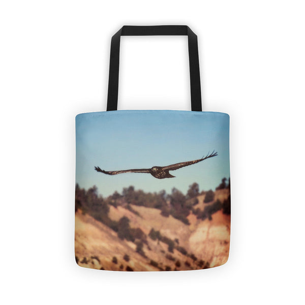 Have You Never Seen a Hawk on The Wing Tote bag
