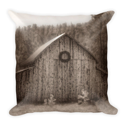 First Snow in November Throw Pillow