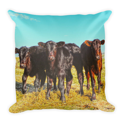 In the Mood for Hay Throw Pillow