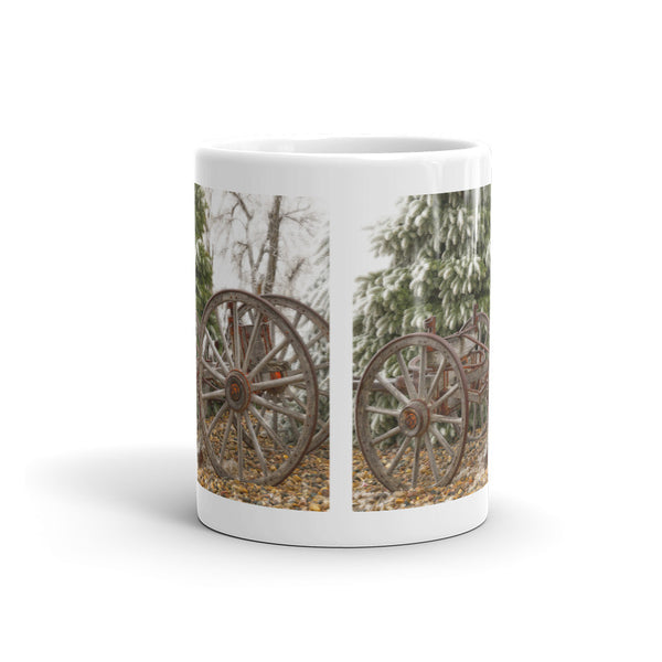 Wagon in Winter Mug