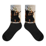 Country Time - Black foot socks